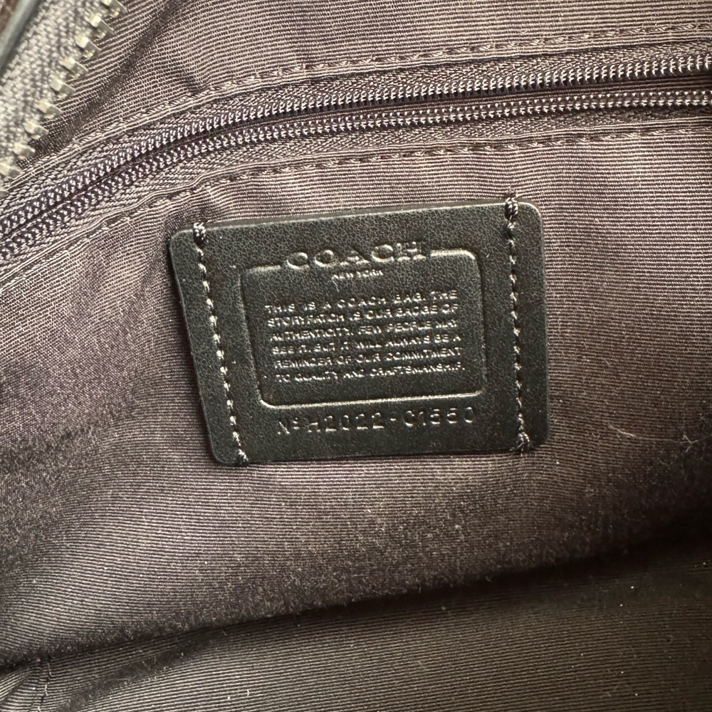 Coach Dempsey Camera Bag buffalo plaid print patch crossbody shoulder bag purse - Picture 9 of 15